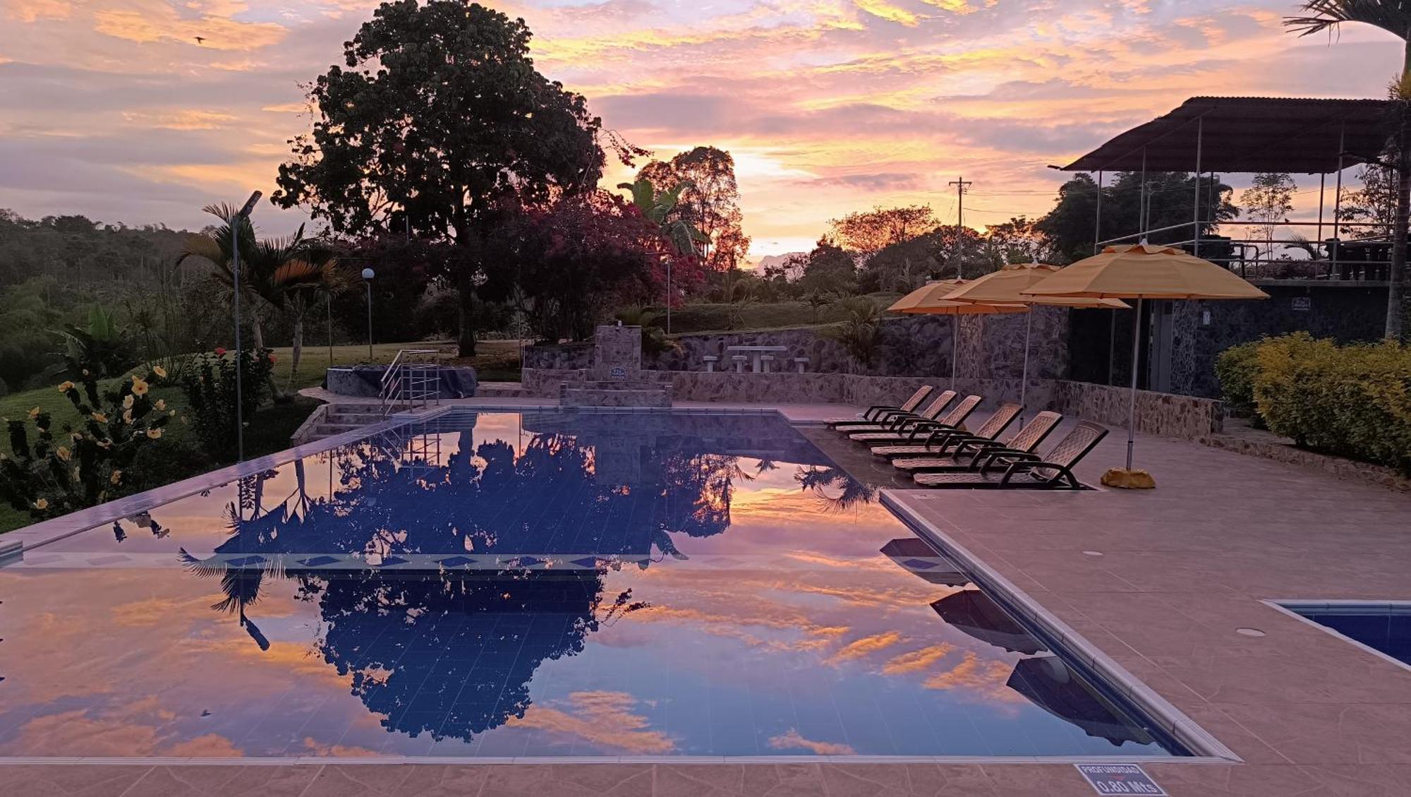 Hotel Campestre Los Mangos 金巴亚 外观 照片