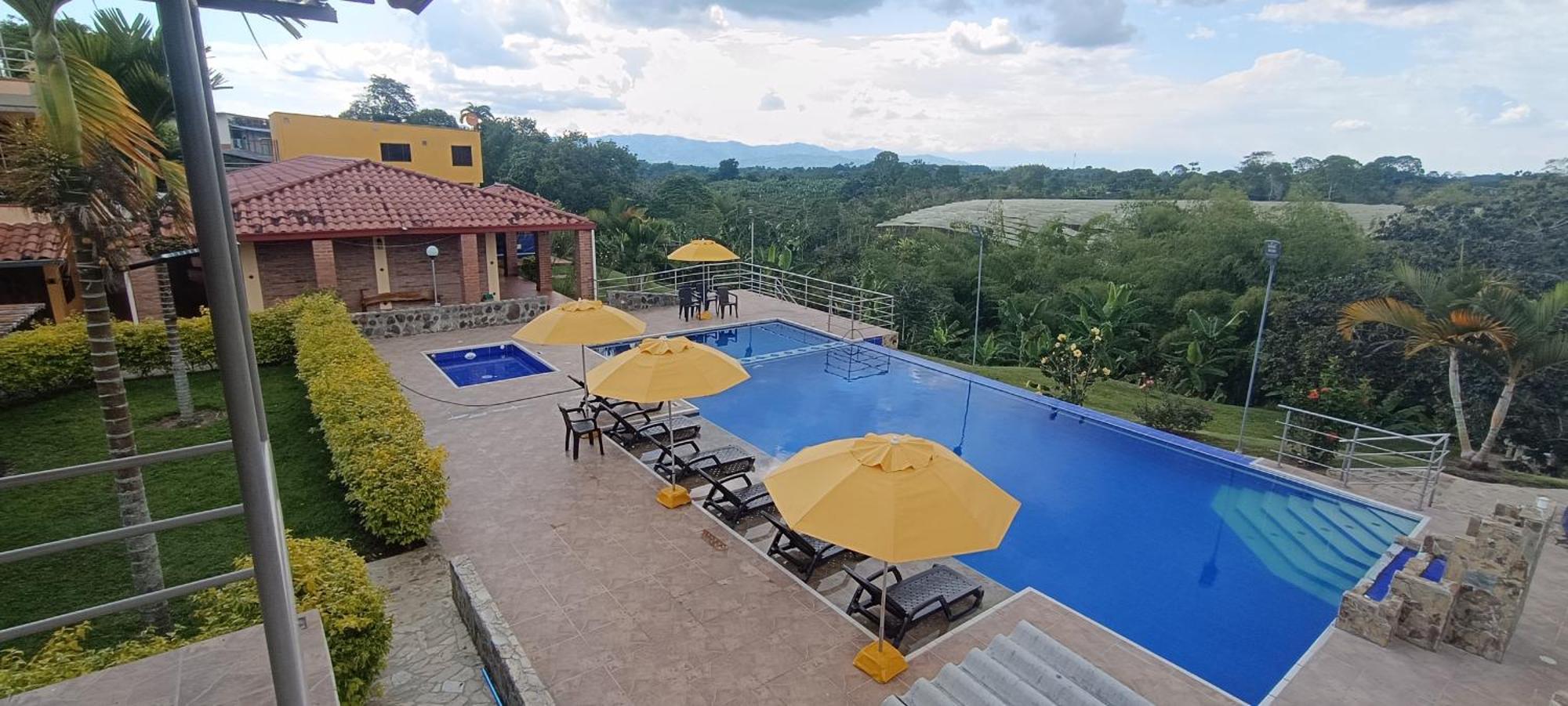 Hotel Campestre Los Mangos 金巴亚 外观 照片